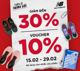 Tuần Lễ Thương Hiệu New Balance: Năm Mới Như Ý - Tung Lì Xì Khủng - Giảm Đến 30%