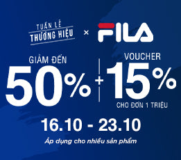 Tuần lễ thương hiệu Fila: Săn deal đỉnh - Rinh đồ chất - Ưu đãi lên đến 50%