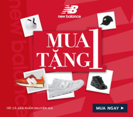 New Balance Tung Khuyến Mãi Siêu Khủng: Mua 1 tặng 1
