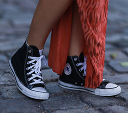 cách thắt dây giày converse đẹp