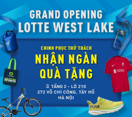 TẬN HƯỞNG HÀNG NGÀN ƯU ĐÃI TRONG BUỔI KHAI TRƯƠNG SUPERSPORTS LOTTE MALL TÂY HỒ