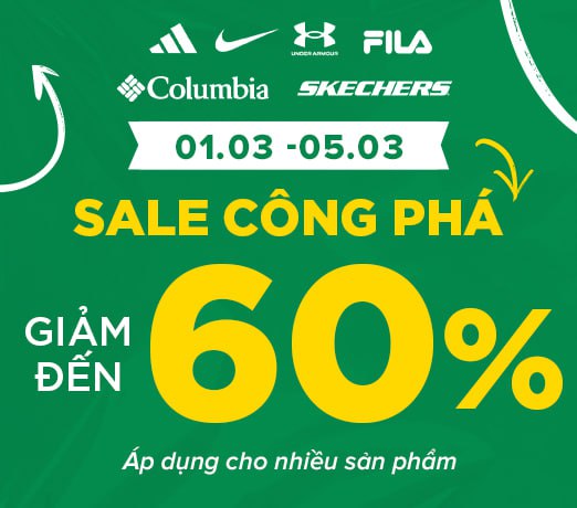 Sale Công Phá - Giảm Giá Đến 60%