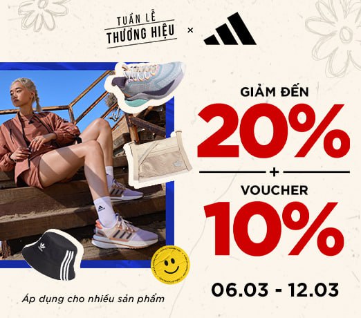 Tuần Lễ Thương Hiệu adidas - Voucher Trong Tay, Săn Ngay Kẻo Lỡ