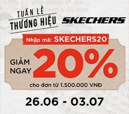 Tuần lễ thương hiệu: SKECHERS - Voucher 20% cho đơn từ 1,5 triệu