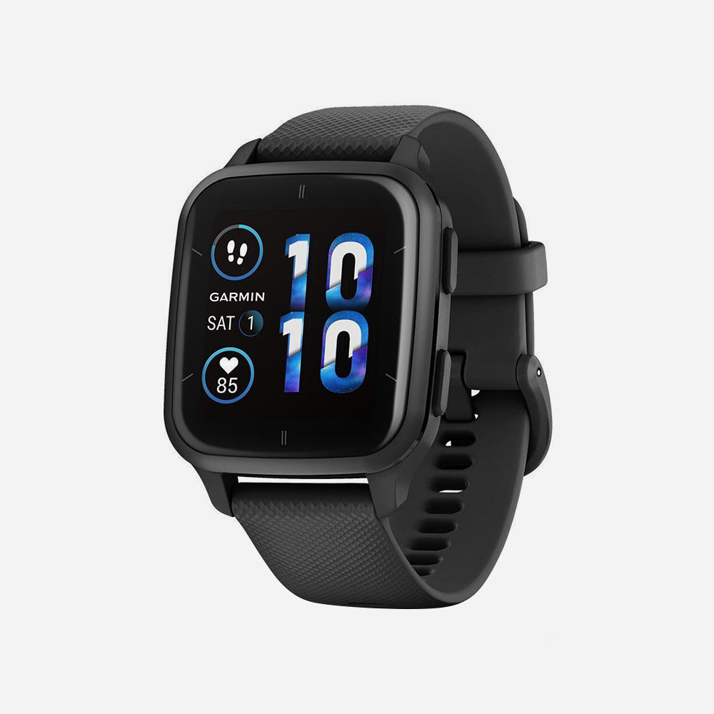 Đồng Hồ Garmin Venu Sq 2, Music, Kor/Sea - Đen - Supersports Vietnam