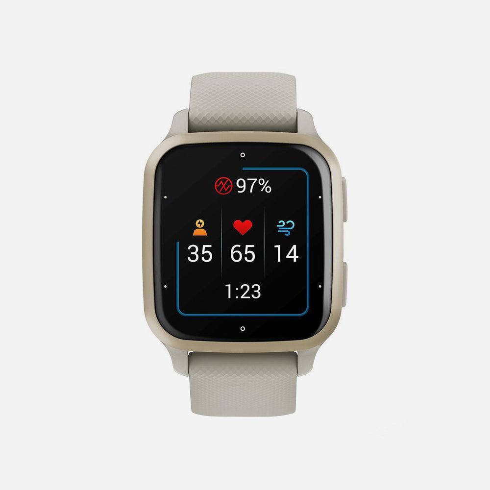 Đồng Hồ Garmin Venu Sq 2, Music,Kor/Sea - Xám - Supersports Vietnam