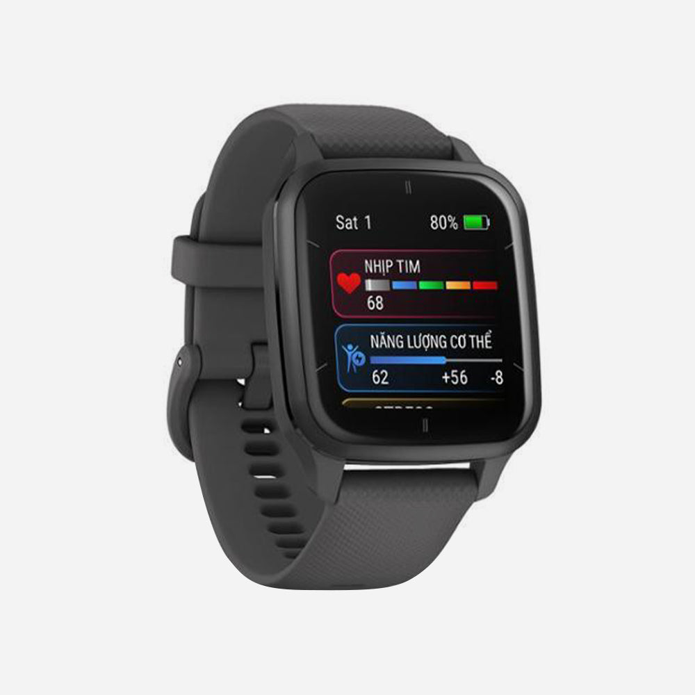 Đồng Hồ Garmin Venu Sq 2, Kor/Sea - Xám - Supersports Vietnam