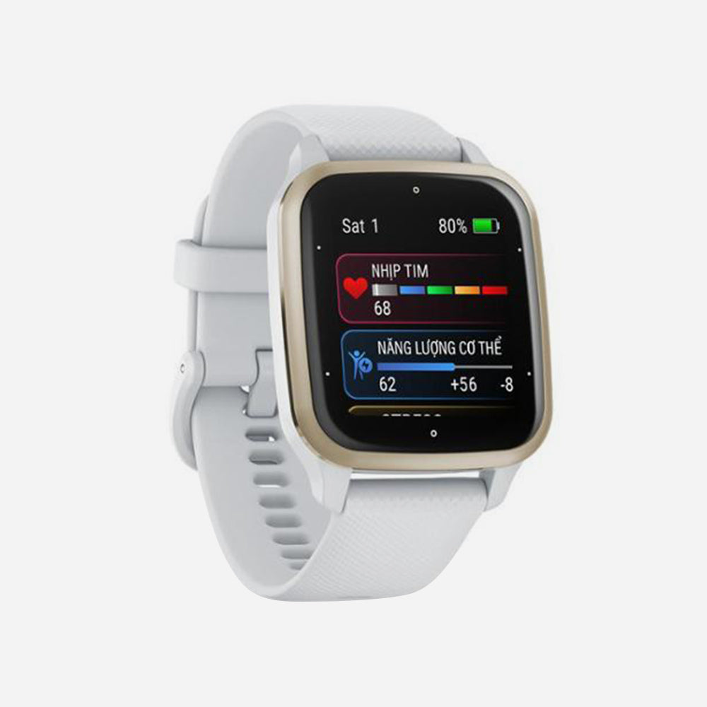 Đồng Hồ Garmin Venu Sq 2,Kor/Sea - Trắng - Supersports Vietnam