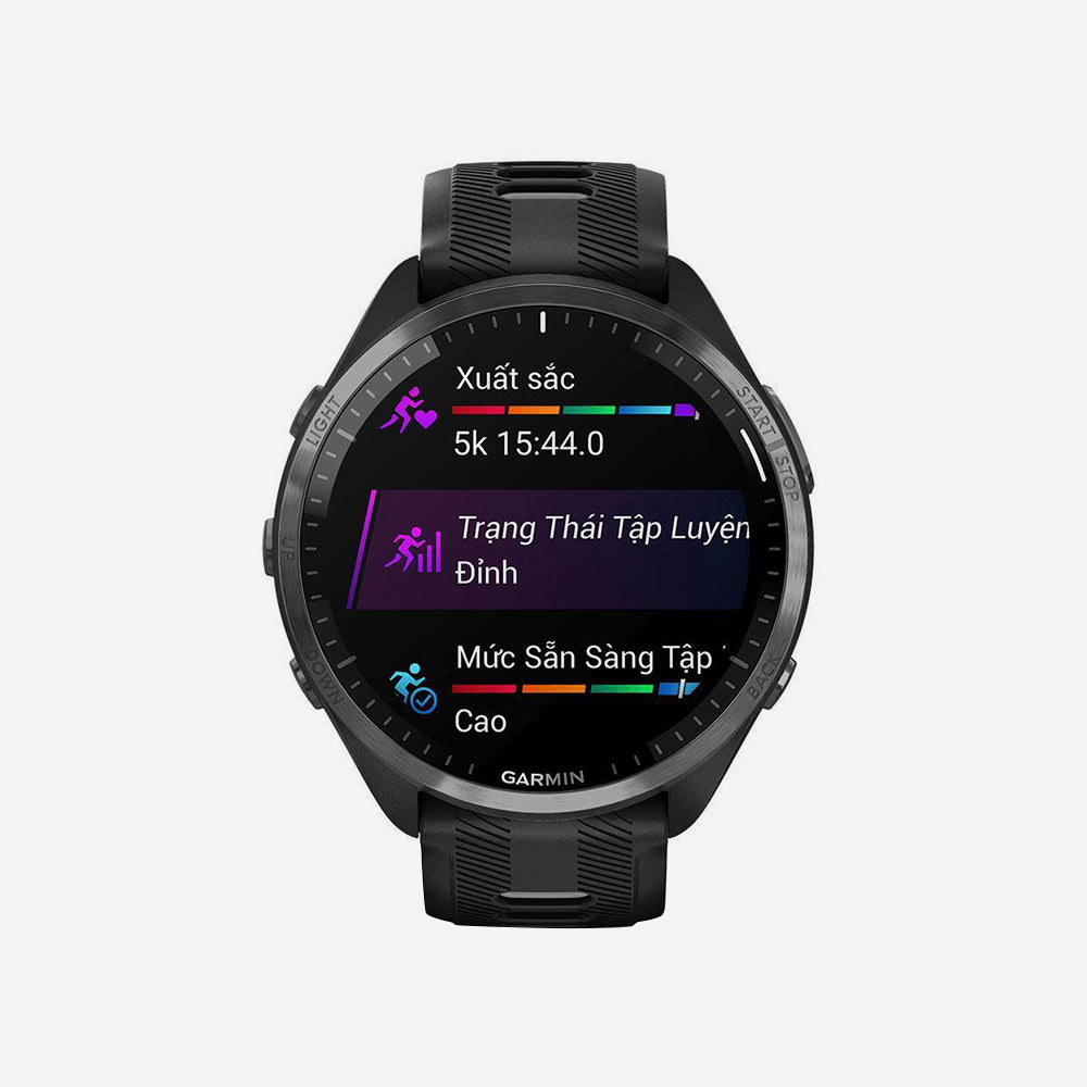 Đồng Hồ Garmin Forerunner 965, Gps, Sea - Đen - Supersports Vietnam