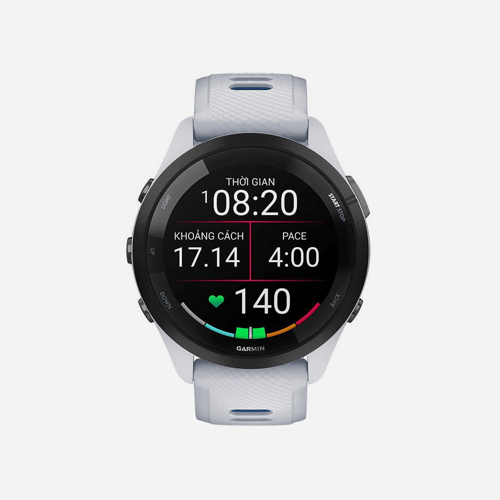 Đồng Hồ Garmin Forerunner 265 Music, Wifi, Gps, Kor/Sea - Trắng - Supersports Vietnam