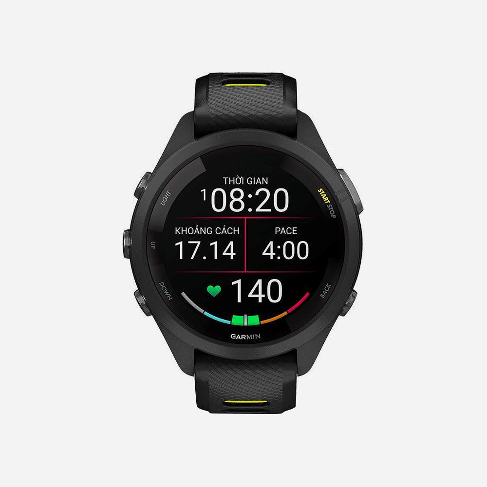 Đồng Hồ Garmin Forerunner 265S Music, Wifi, Gps, Kor/Sea - Đen - Supersports Vietnam