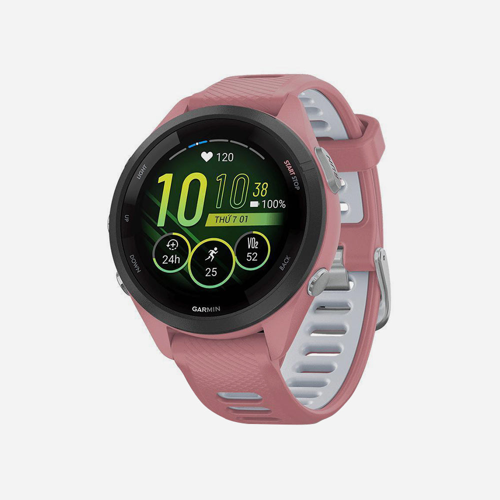 Đồng Hồ Garmin Forerunner 265S Music, Wifi, Gps, Kor/Sea - Hồng - Supersports Vietnam