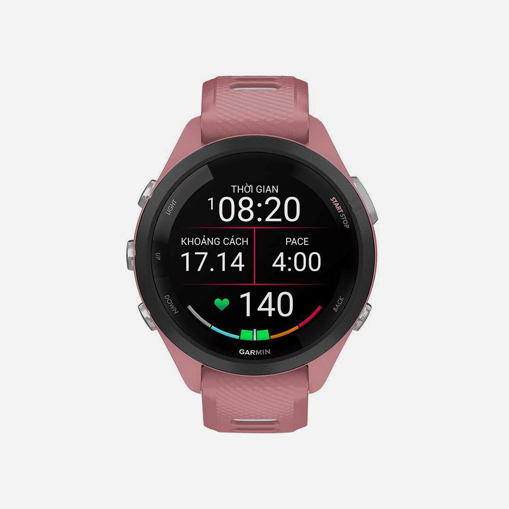 Đồng Hồ Garmin Forerunner 265S Music, Wifi, Gps, Kor/Sea - Hồng - Supersports Vietnam