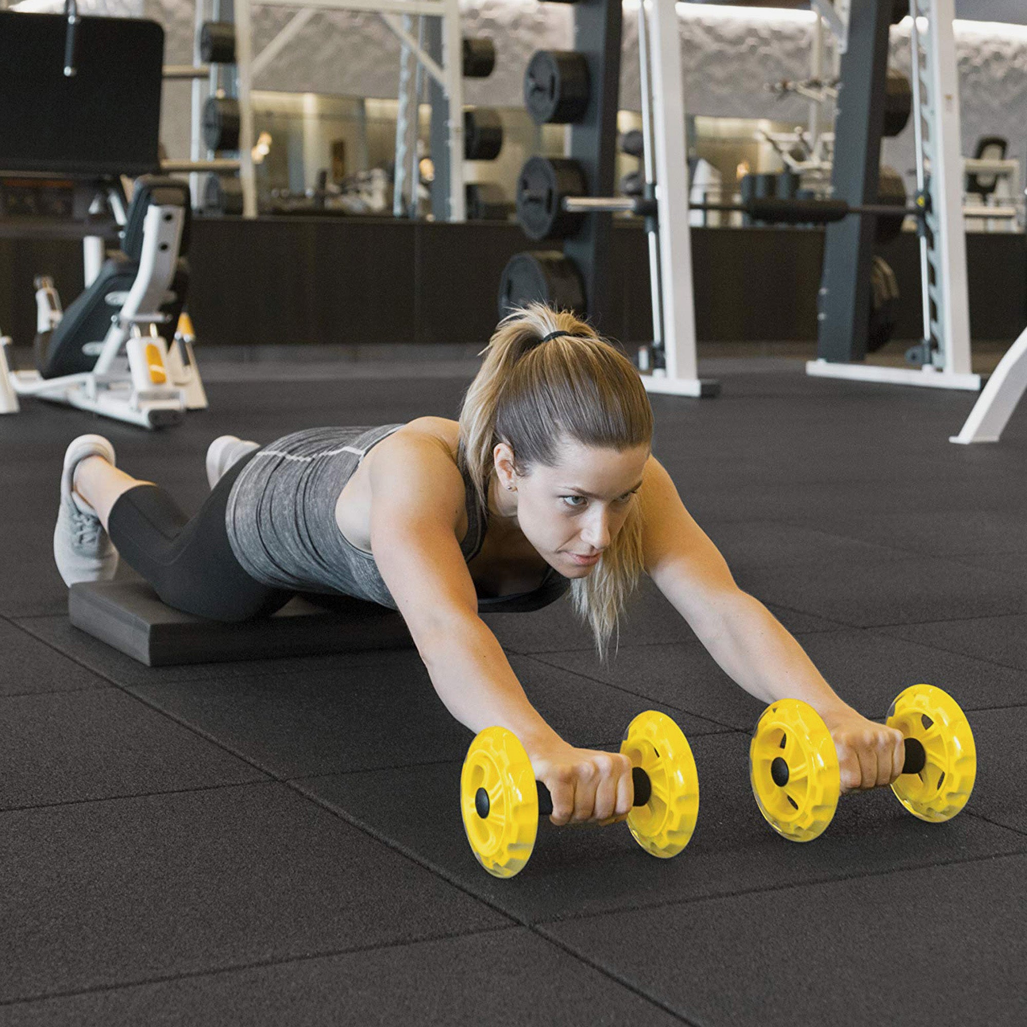 Bánh Xe Tập Gym Sklz Core Wheels - Vàng - Supersports Vietnam