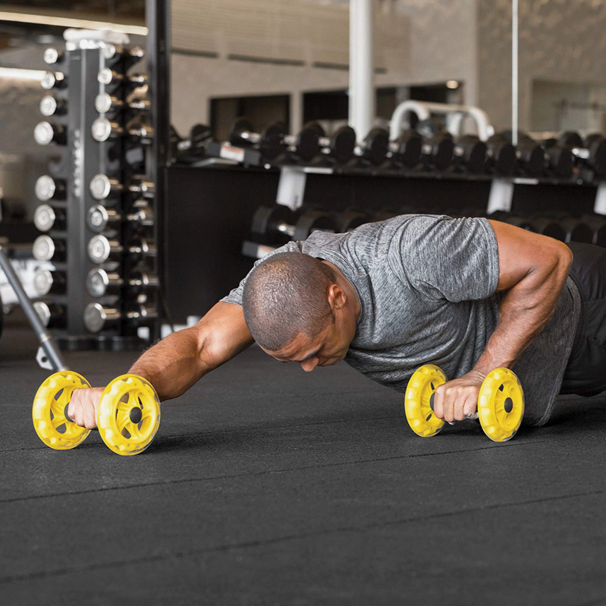 Bánh Xe Tập Gym Sklz Core Wheels - Vàng - Supersports Vietnam