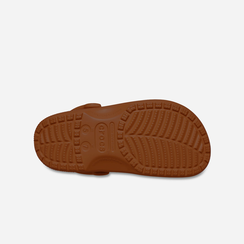 Giày Clog Unisex Crocs Classic - Nâu - Supersports Vietnam