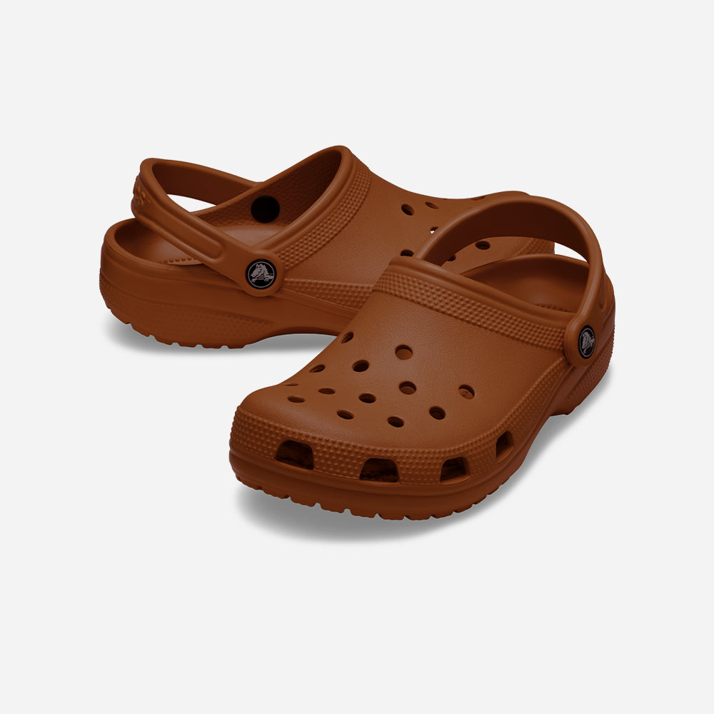 Giày Clog Unisex Crocs Classic - Nâu - Supersports Vietnam