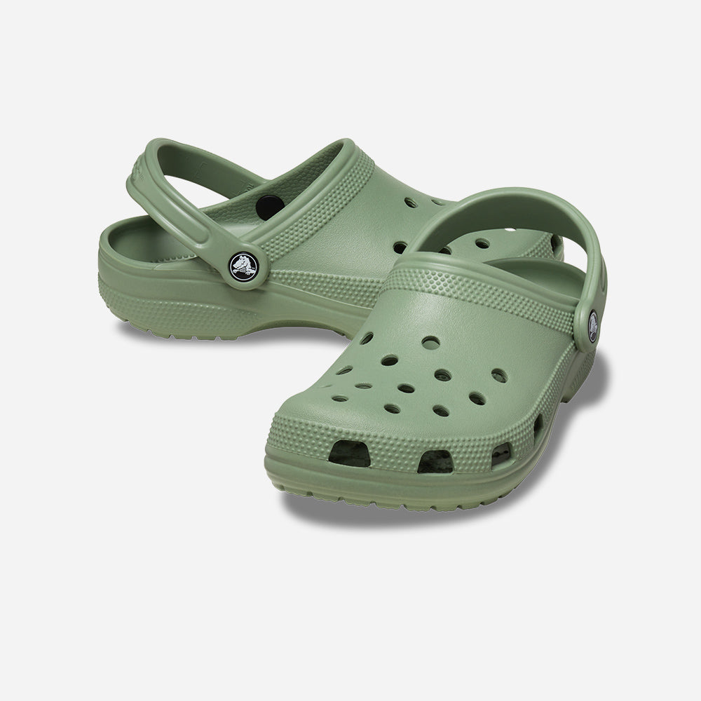 Giày Clog Unisex Crocs Classic - Xanh Lá - Supersports Vietnam