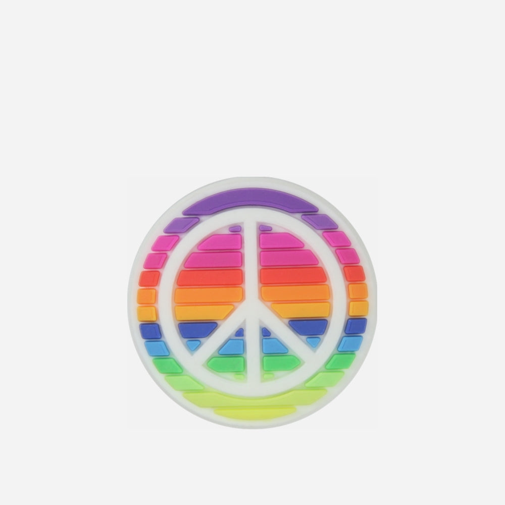 Phụ Kiện Jibbitz™ Crocs Rainbow Peace Sign - Nhiều Màu - Supersports Vietnam