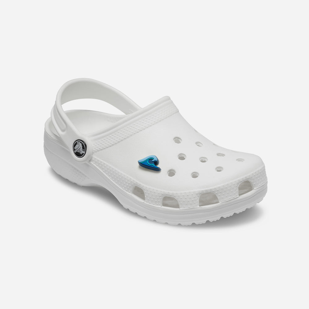 Phụ Kiện Jibbitz™ Charm Crocs Pool & Beach Big Wave 1 Pcs - Xanh Dương - Supersports Vietnam