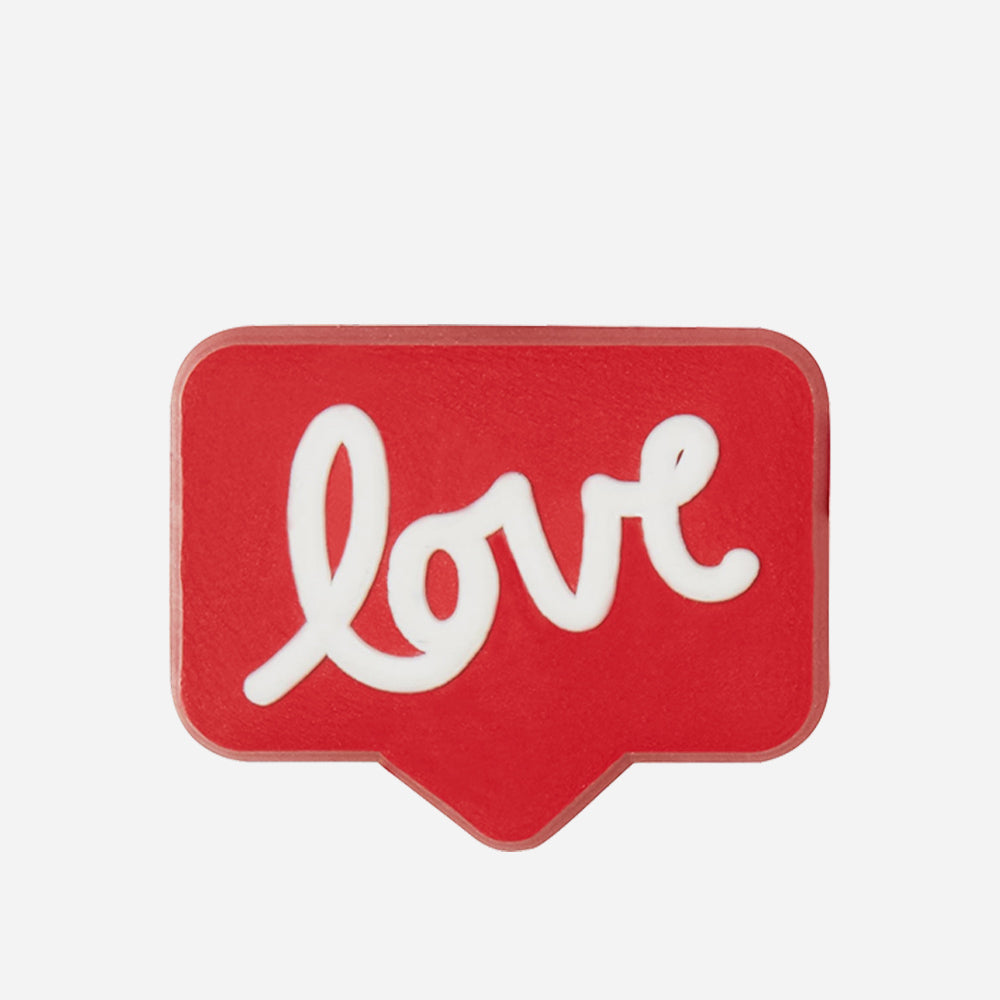 Phụ Kiện Jibbitz™ Crocs Sayings Love It 1 Pcs - Đỏ - Supersports Vietnam