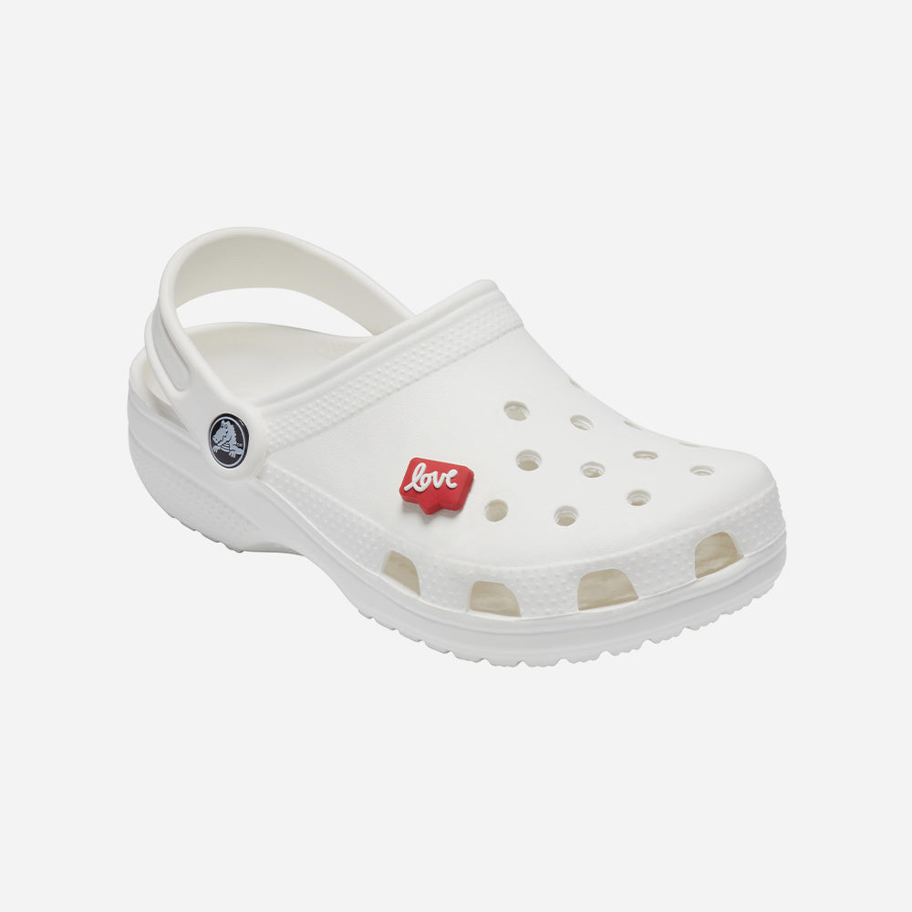 Phụ Kiện Jibbitz™ Crocs Sayings Love It 1 Pcs - Đỏ - Supersports Vietnam