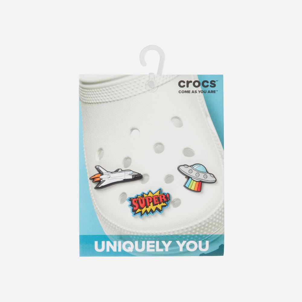 Jibbitz™ Charm Kid Blast Off 3 Pack - Nhiều Màu - Supersports Vietnam