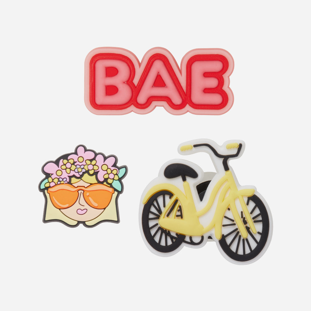 Jibbitz™ Charm Beach Bae 3 Pcs - Nhiều Màu - Supersports Vietnam