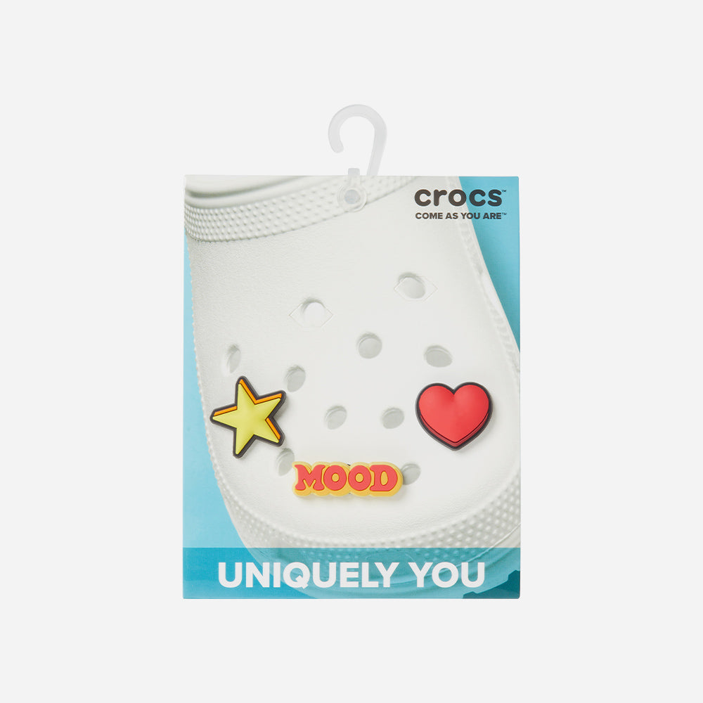 Jibbitz™ Charm Feelings 3 Pack - Nhiều Màu - Supersports Vietnam