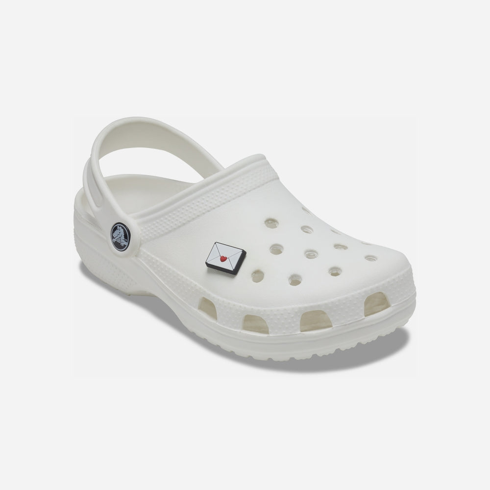 Phụ Kiện Jibbitz™ Crocs Love Letter (1 Chiếc) - Trắng - Supersports Vietnam