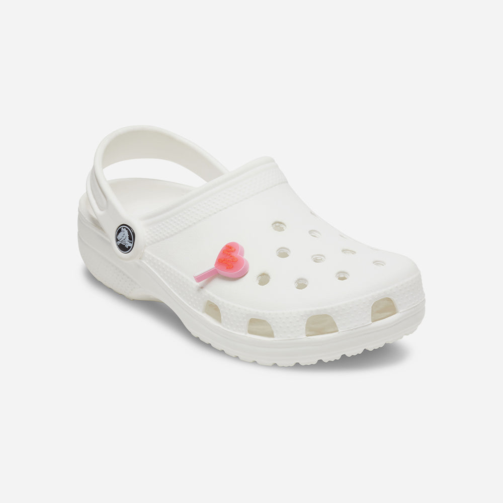 Phụ Kiện Jibbitz™ Crocs Heart Lollipop 1 Pcs - Hồng - Supersports Vietnam