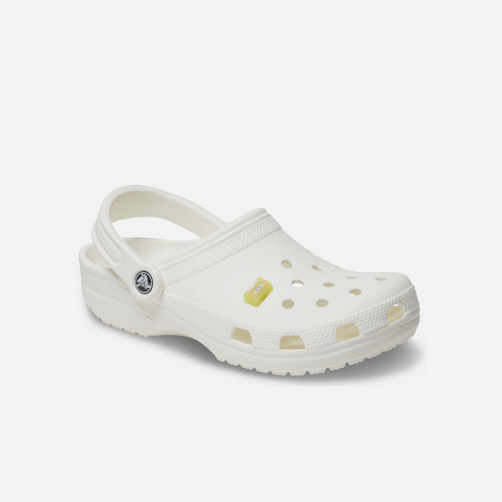 Phụ Kiện Jibbitz™ Crocs Cassette Tape (1 Chiếc) - Vàng Chanh - Supersports Vietnam