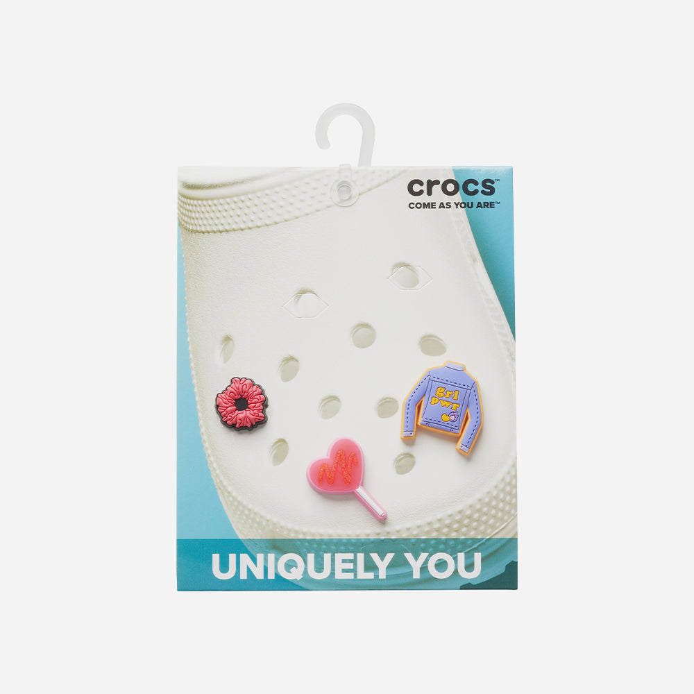 Jibbitz™ Charm Girl Power 3 Pcs - Nhiều Màu - Supersports Vietnam