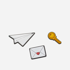Phụ Kiện Jibbitz™ Key To My Heart - Nhiều Màu - Supersports Vietnam