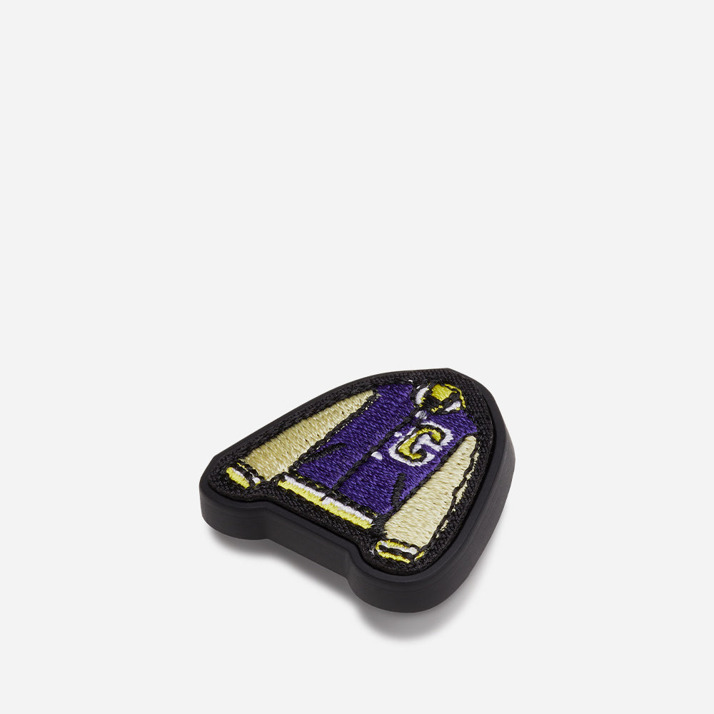 Phụ Kiện Jibbitz™ Charm Crocs Varsity Letterman Patch - Xanh Navy - Supersports Vietnam