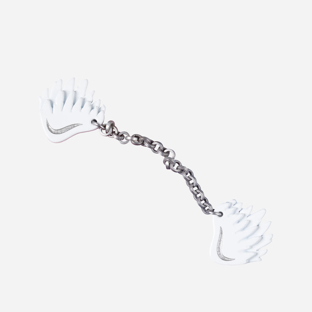 Phụ Kiện Jibbitz™ Angel Wings Chain - Trắng - Supersports Vietnam
