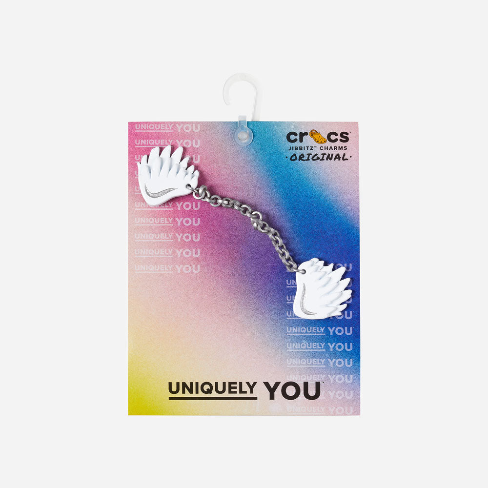 Phụ Kiện Jibbitz™ Angel Wings Chain - Trắng - Supersports Vietnam