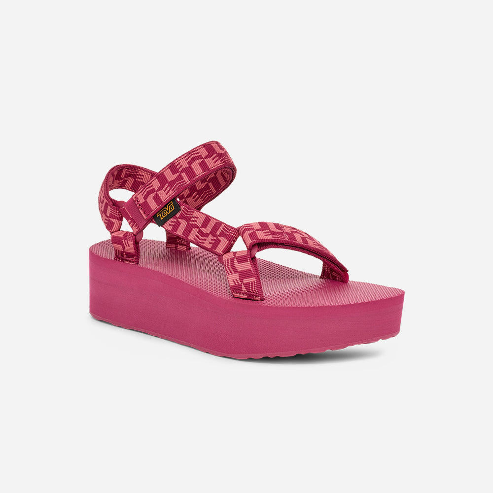 Giày Sandals Nữ Teva Flatform Universal - Hồng - Supersports Vietnam