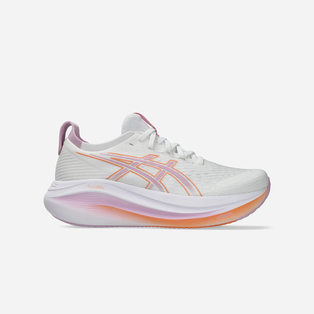 Giày Chạy Bộ Nữ Asics Gel-Nimbus 27 - Trắng - Supersports Vietnam