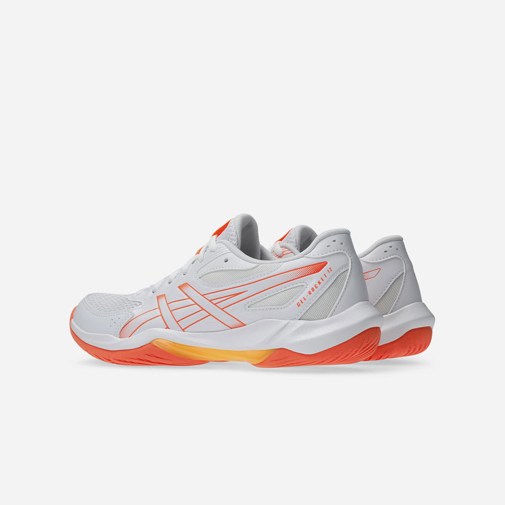 Giày Tennis Nữ Asics Gel-Rocket 12 - Trắng - Supersports Vietnam