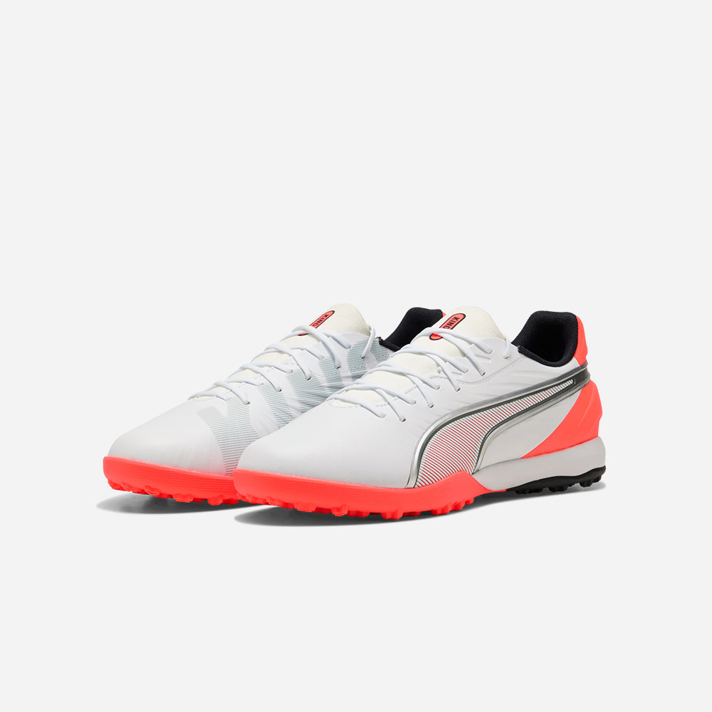 Giày Đá Bóng Dành Cho Sân Cỏ Nhân Tạo Nam Puma King Match Tt - Trắng - Supersports Vietnam