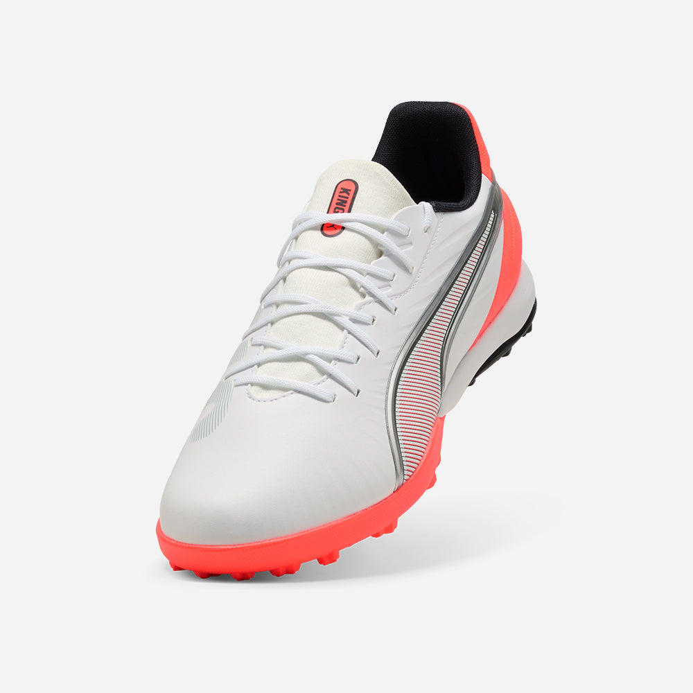 Giày Đá Bóng Dành Cho Sân Cỏ Nhân Tạo Nam Puma King Match Tt - Trắng - Supersports Vietnam