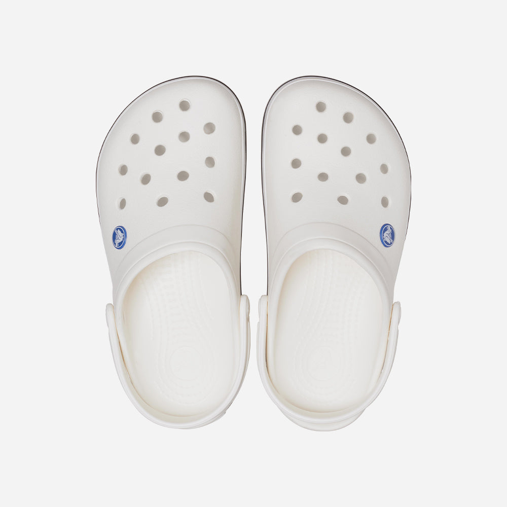 Giày Clog Unisex Crocs Crocband - Trắng - Supersports Vietnam