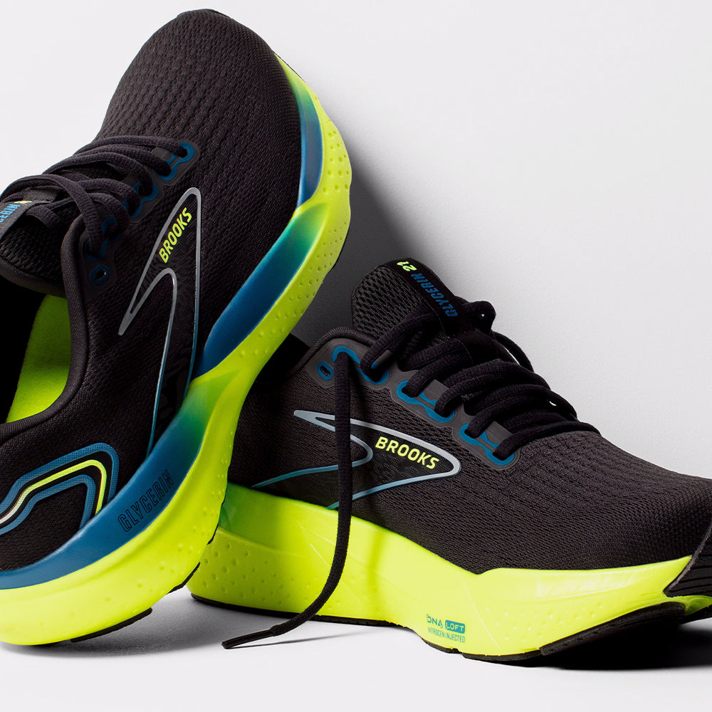 Giày Chạy Bộ Nam Brooks Glycerin 21 - Đen - Supersports Vietnam