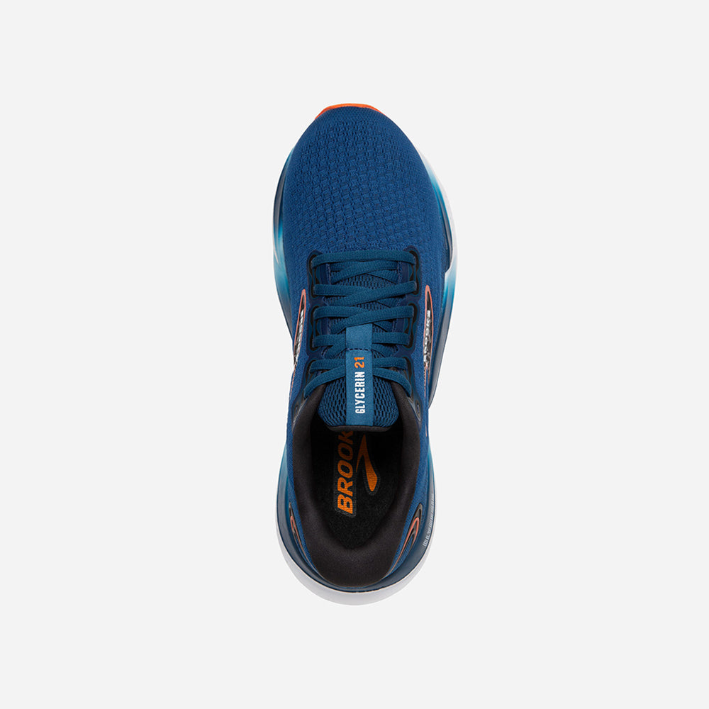 Giày Chạy Bộ Nam Brooks Glycerin 21 2E - Xanh Navy - Supersports Vietnam