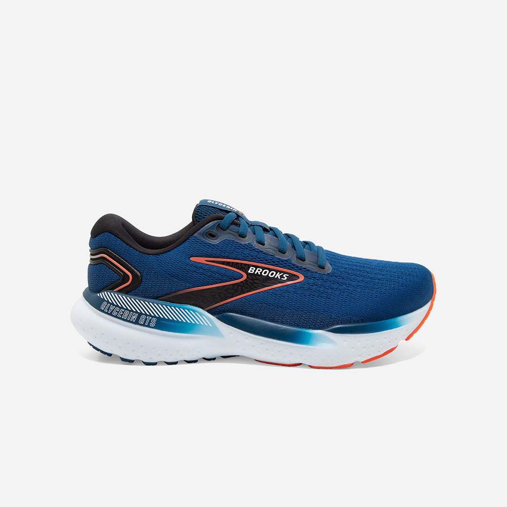Giày Chạy Bộ Nam Brooks Glycerin Gts 21 2E - Xanh Dương - Supersports Vietnam