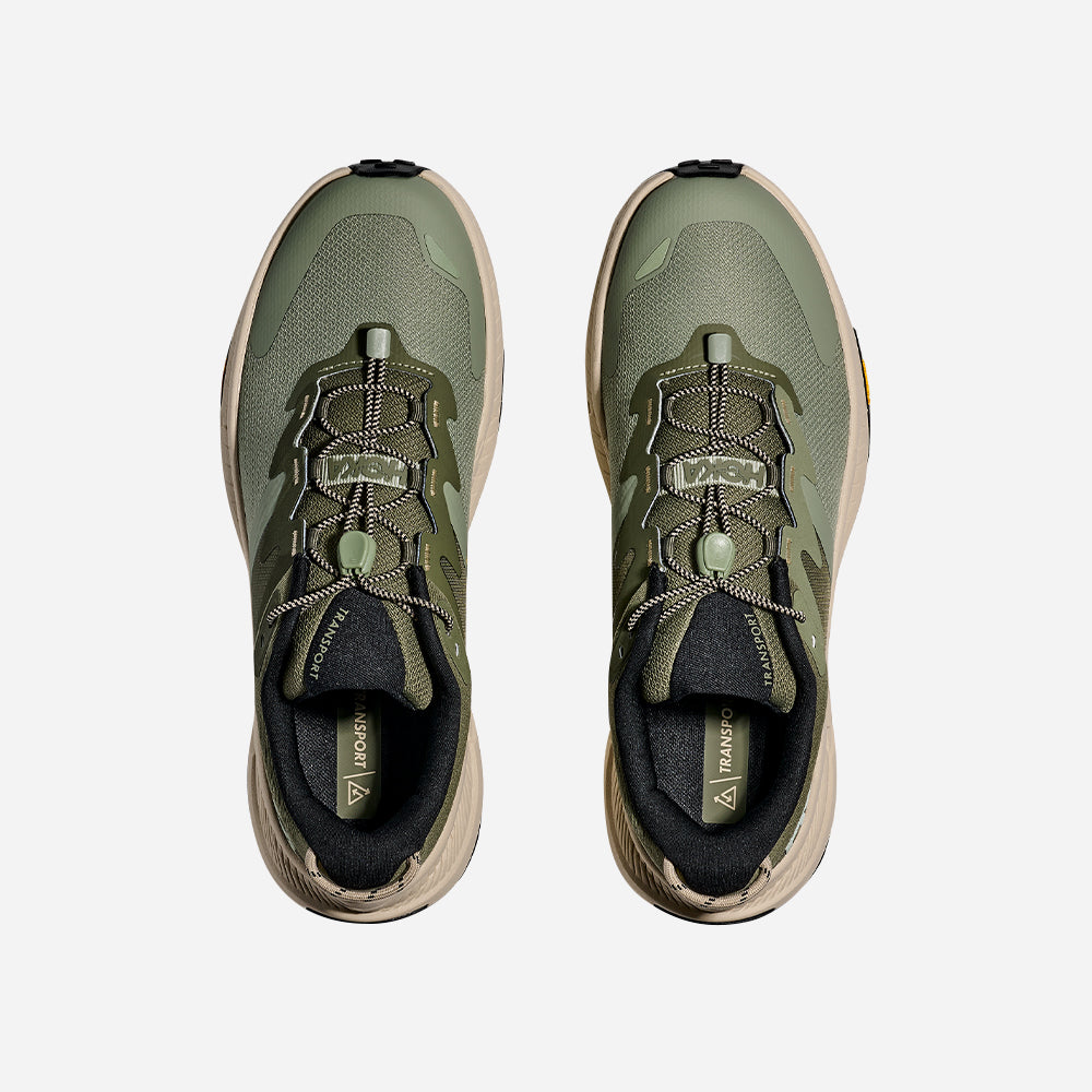 Giày Đi Bộ Đường Dài Nam HOKA Transport - Xanh Quân Đội - Supersports Vietnam