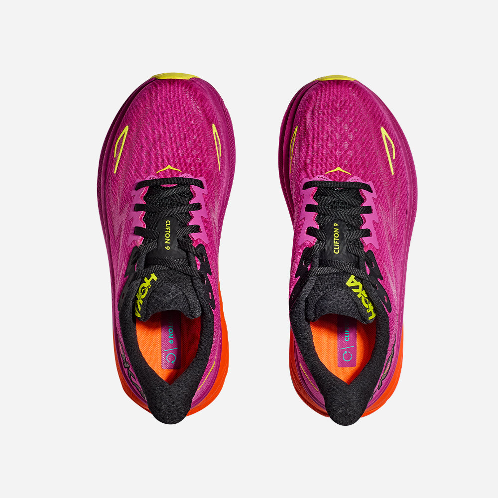 Giày Chạy Bộ Nữ HOKA Clifton 9 - Hồng - Supersports Vietnam
