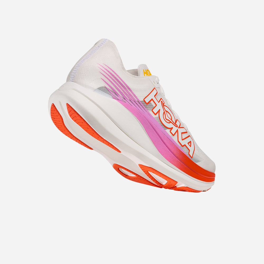 Giày Chạy Bộ Unisex HOKA Rocket X 2 - Trắng - Supersports Vietnam