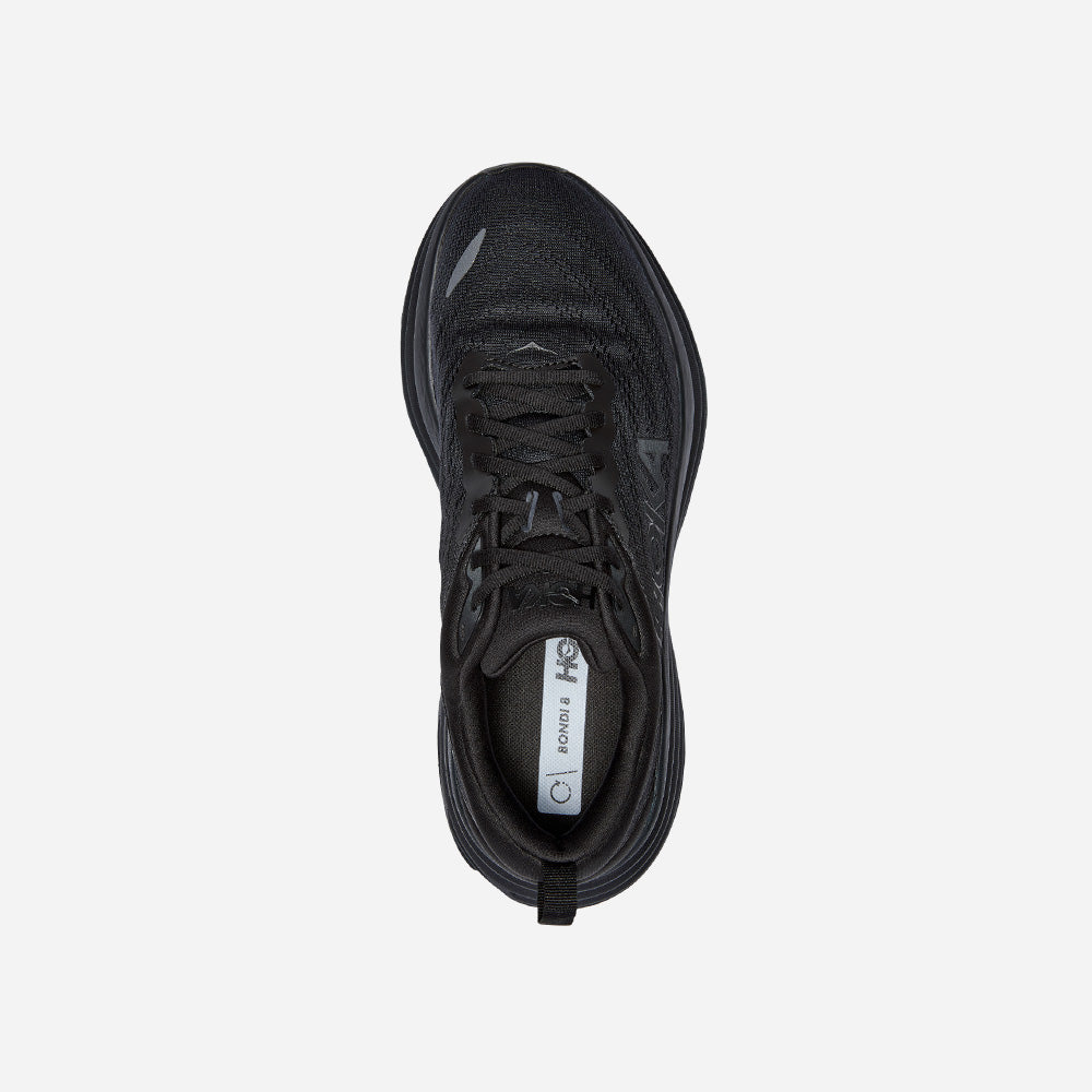 Giày Chạy Bộ Nam HOKA Bondi 8 Wide - Đen - Supersports Vietnam